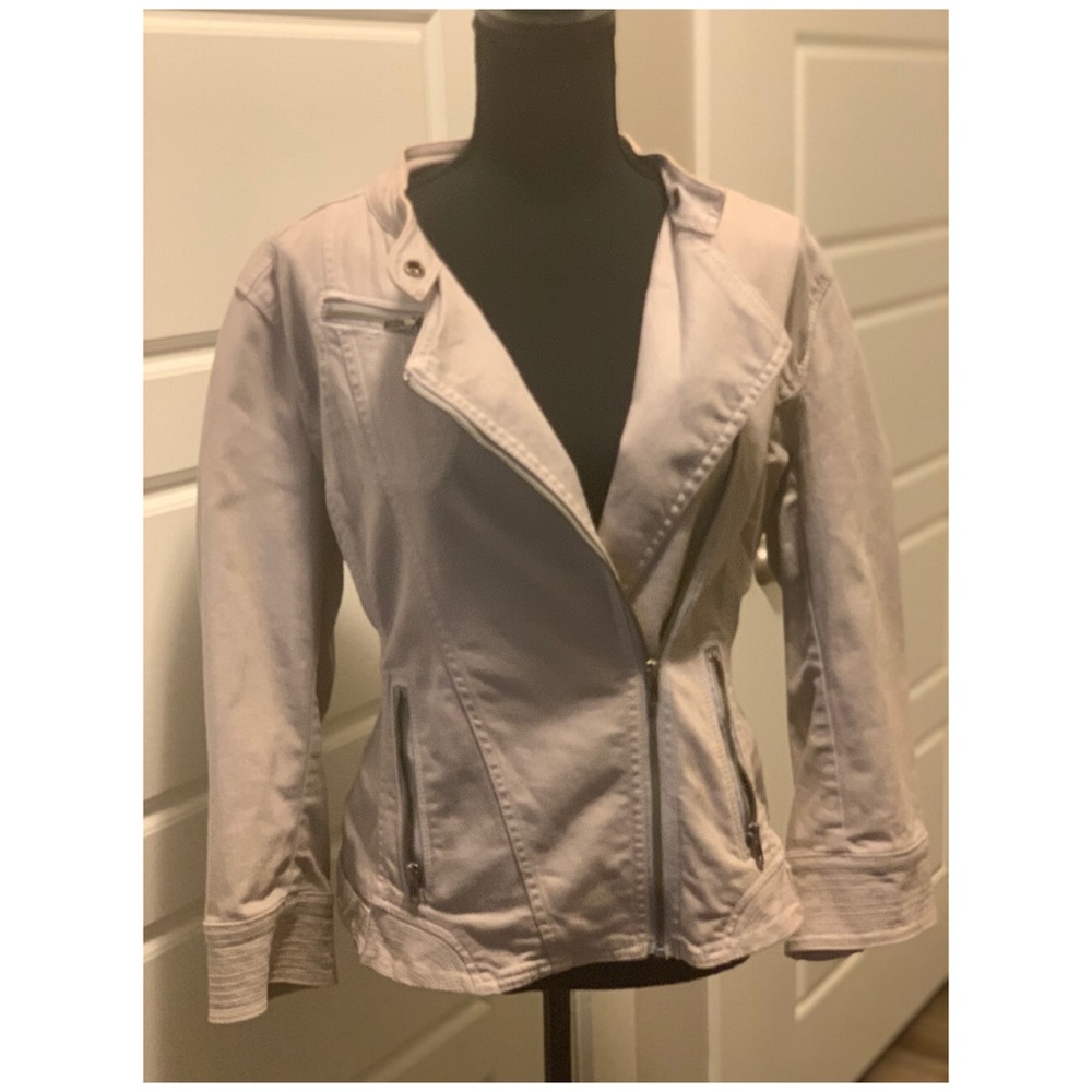 Gray Moto Jacket